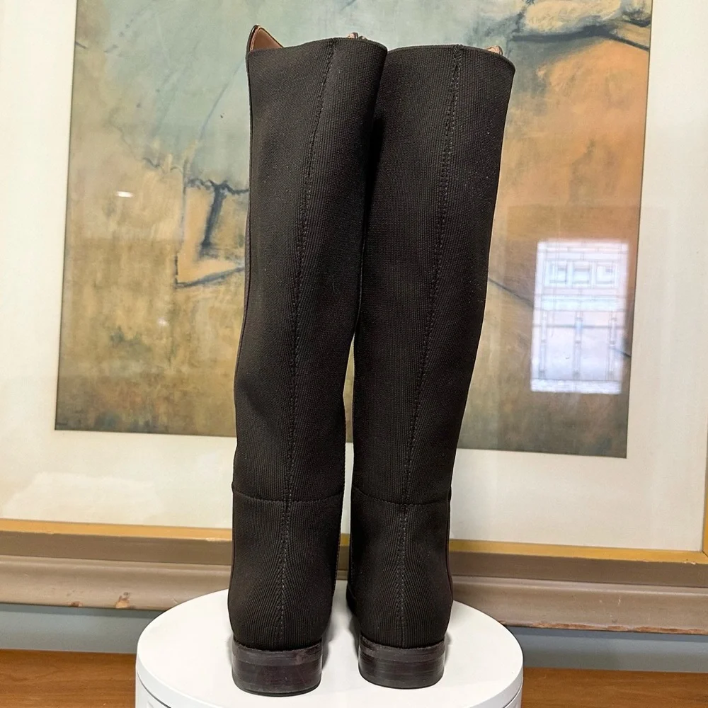 🌸GENTLE SOULS🌸 Emma 5050 Leather Elastic Tall Boots Size: 6M